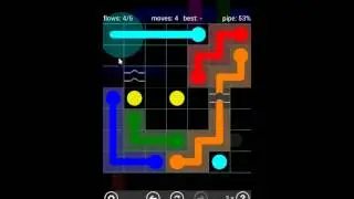 Flow Bridges - level 109 mania 7 x 7