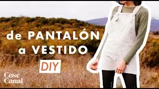 DIY DUNGAREE! with men&acute;s trousers.