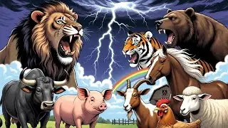 Wild Animals vs Farm Animals Song 🦁🐄 | Jungle vs Farm Animals for Kids