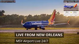 FR24 - MSY New Orleans LIVE 24/7