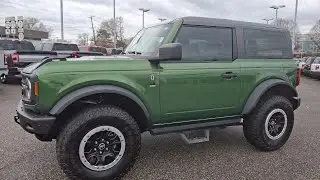 2023 Certified Ford Bronco 2 door! Eruption Green Metallic in color!