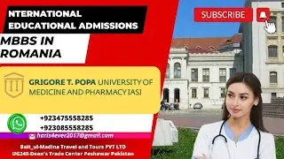 MBBS in University of Medicine Phormacy Grigore T.popa Iasi | MBBS in Romania | MBBS in Abroad
