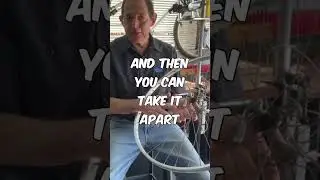 Learn To Build Bike Wheels WITH A USED WHEEL! #shorts #bikewheel