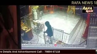 CCTV footage of theft in the temple | 3 tola gold worth Rs 30 lakh stolen #theft #cctv #news