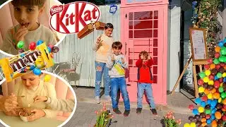 Fomos experimentar um 🍦sorvete FANT&Aacute;STICO - 🍨chocolate M&M's e KitKat - Fafafran