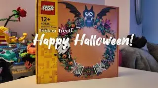 Lego Halloween Wreath 40825 #lego #halloween  #monster #spooky #ghost  #holiday #fun #creative