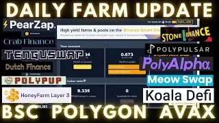 Ежедневное обновление фермы Degen | BSC - AVAX - POLYGON | Новые фермы и новые уровни 3