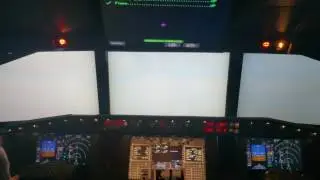 Six Screen Setup Home Built PMDG 777-200 LRX Flight at KPIT
