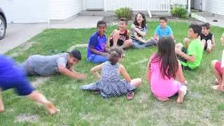 Duck Duck Goose Game /playing with friends/Fun for kids! Try not to laugh