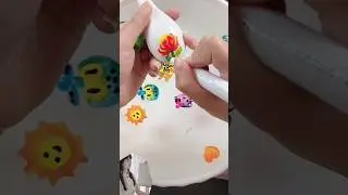 Draw a sunflower, Magical Floating Ink Pen #shorts