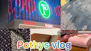 POTHYS NAGERCOIL|FANCYSAREE |GROCERY DIWALI SHOPPING #saree#grocery#youtube#nagercoil#diwali