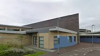 Mearns Primary School fire: Video shows flames burst from building