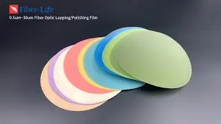 Precision Fiber Optic Polishing 0.5um30um Lapping Film for Ultra-Smooth Finishes#FiberOpticPolishing