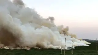 Watch: Bengaluru&rsquo;s Bellandur Lake catches fire