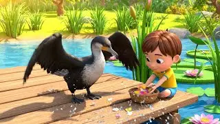 Sleepy Cormorant Missed the Dive | Nursery Rhymes for Kids & Baby Songs