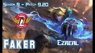SKT T1 Faker EZREAL vs IRELIA Mid - Patch 9.20 EUW Ranked