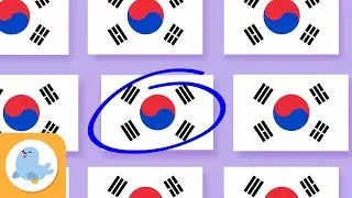 ASIE - Trouvez les diff&eacute;rents drapeaux - Drapeaux d'Asie - Attention visuelle pour enfants