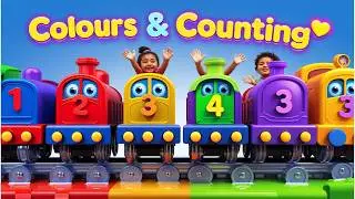 Learn Colors & Numbers with This Adorable Train Song!