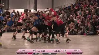 Roller Derby World Cup 2018 Canada vs. France