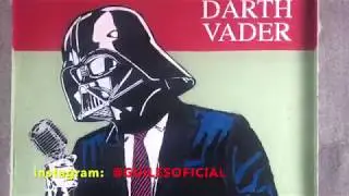 Darth Vader - Stencil Graffiti Art
