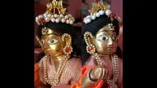 Make beautiful earrings for bal gopal | unique and heavy design