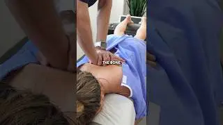 DEEP T5, Coccyx & Pelvis Adjustment #shorts #chiropractic