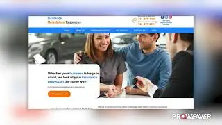 Insurance Website Design - Proweaver Inc.