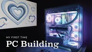 Building My First Gaming PC I All White PC I RTX 4070 Super I Aesthetic PC Build