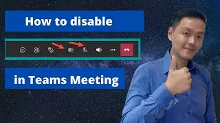 Microsoft Teams Meeting How to disable attendee Mic and Camera