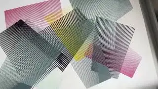 Kate Banazi architectural inspired series of screenprints