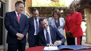 Trump, California governor spar over immigrant health care