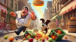 The Flying Pancake | A Magical Adventure with Chef Pierre and Sparky | Kids Fun Story