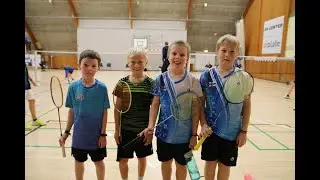 Badminton Denmark Junior BDU11A Puhakka-Kurjenniemi (FIN) vs. Moestrup-Hegelund Hvidegaard (DEN)