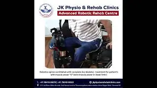 1 st time in Asia -Robotics spinal cord Rehab with complete Exo Skeletal -treatment | Shorts