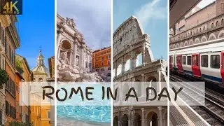 ROME Travel Vlog: Day and Night Walking Tour | Trevi Fountain | Roma Termini | Mercato Centrale 2022