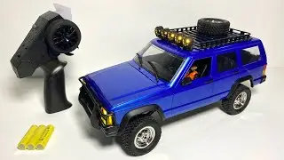 Unboxing RC Offroad Car Vehicle Scale 1:12 4WD Jeep Car, Mobil RC Jeep Xtreme Crawler Car