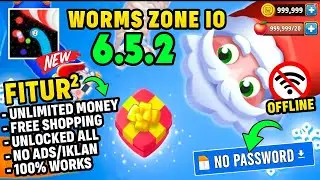 Worms Zone .io Mod Apk v6.5.2 Terbaru 2025 | Unlimited Money Free Shopping Unlock All Mediafire