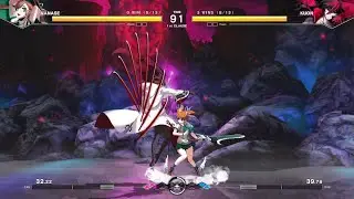 UNDER NIGHT IN-BIRTH II Sys:Celes - Nanase Vs Kuon (CPU v CPU) (3)