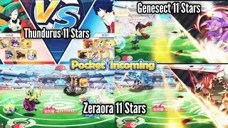 Clip tổng hợp : Thundurus 11 ⭐, Genesect 11 ⭐, Zeraora 11 ⭐ - Pocket Incoming