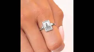 🔮 NEW Tarot Card Ring! 🔮Matching Necklace Available.