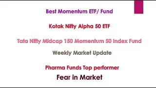 Kotak Nifty Alpha 50 ETF | Best Momentum ETF | Pharma Funds
