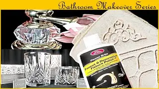 Bathroom Decor Shopping HAUL Unbox | Powder Room Makeover Series Ep1