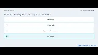 What is one ad type that is unique to Snapchat?