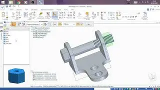 Assebmly of Anti vibration mount in Solid Edge by assembly constraints