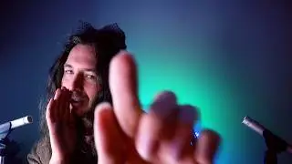 ASMR Gentle whispered Trigger words with finger flutters  layered