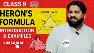 Introduction & Examples with Solutions | Heron’s Formula | हेरोन का सूत्र #herons_formula #maths