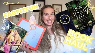 a very bookish vlog ☕💛📔 ✨ book haul, smutty vintage romances, labubu unboxing & winter fabfitfun