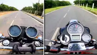 QJ SRC500 vs RE CLassic 350 0-100 km/h | Which one is quicker?