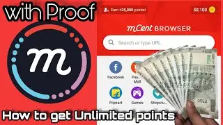 Mcent browser best tricks. How to get Unlimited points and best recharge application. Mcent browser