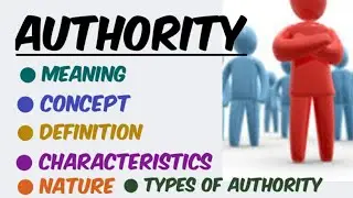 Authority : Meaning|| Concept|| Definition|| Characteristics|| Nature|| Types || B.Ed|| All in One🤩